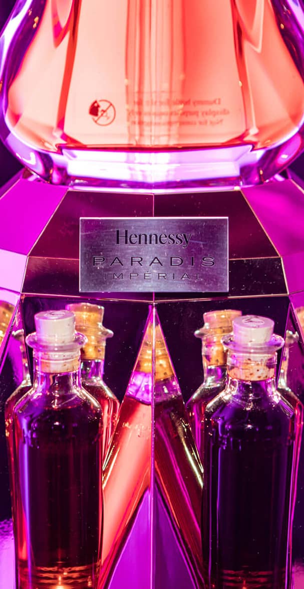 Liquor display | Moet Hennessy VIP Dinner